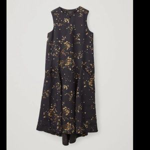 PRINTED HANDKERCHIEF HEM DRESS
